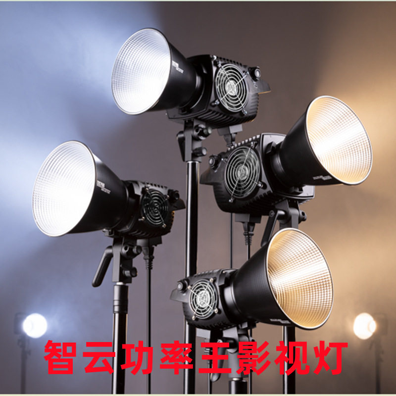 智云功率王Z500W影视灯补光灯直播间摄影棚灯室内拍摄照像常亮灯