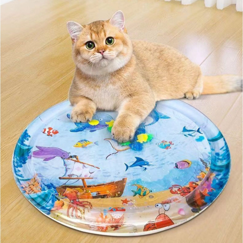 新品猫咪狗狗水床垫宠物拍拍水垫大号狗狗充气注水冰垫夏日解闷神