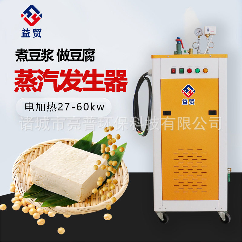 亮普全自动蒸汽发生器27KW做豆腐煮豆浆酿酒蒸汽电加热锅炉设备