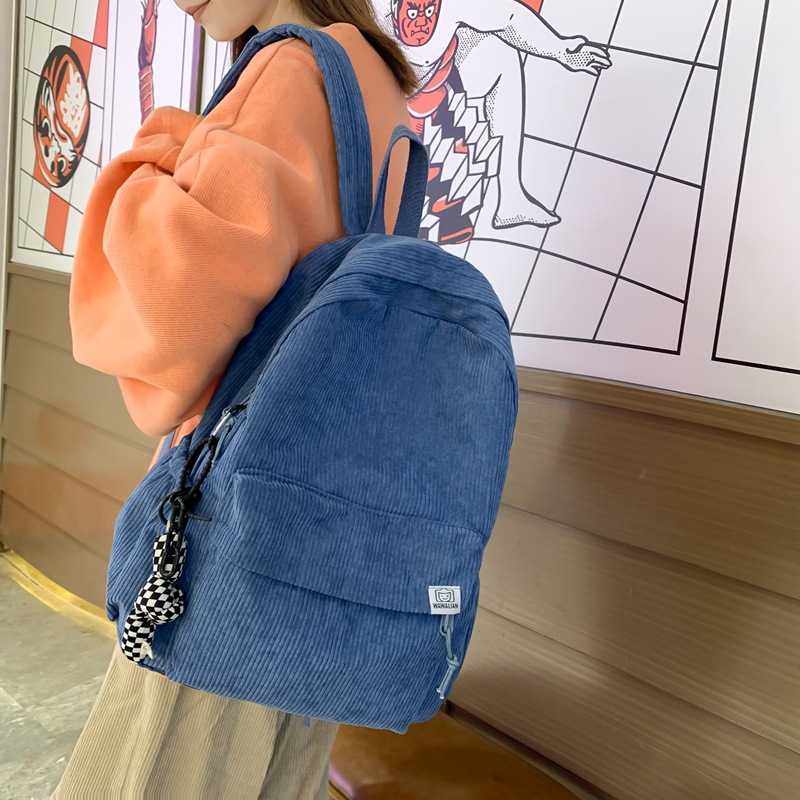 ins日系少女书包女韩版初中生可爱睿营背包高中学生大容量双肩包