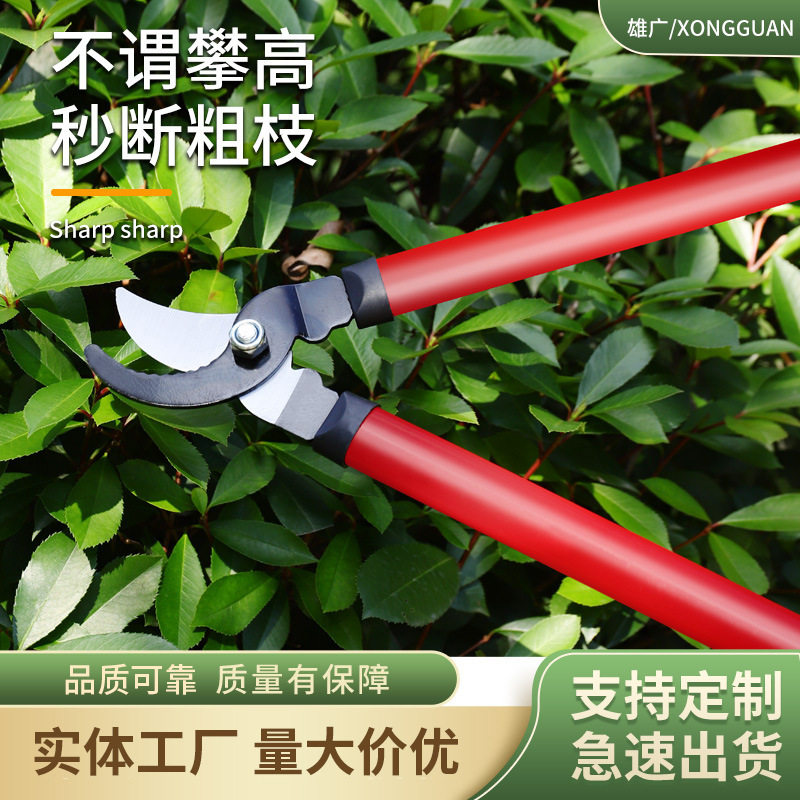 园林工具剪刀高枝剪果枝剪树枝剪刀大力鲨齿粗枝剪长柄花枝枝条