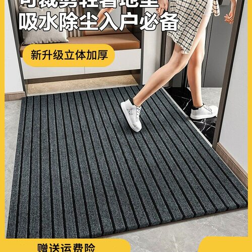 入户门地垫进门垫防滑脚垫门外耐脏免洗可擦玄关可裁剪门口感