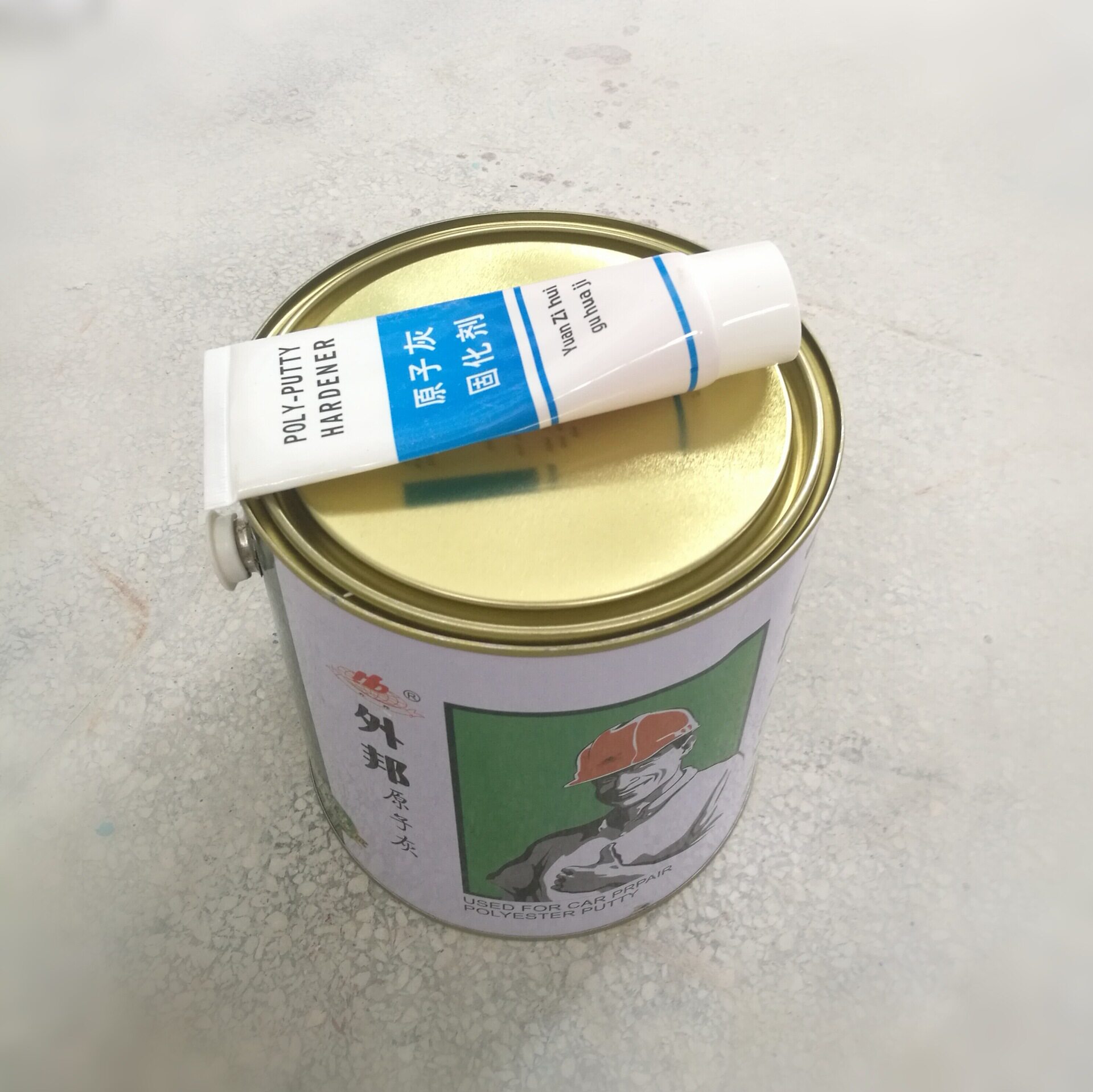 外邦高级原子灰3公斤/桶耐高温腻子环保易打磨填眼家具灰厂家批发图片