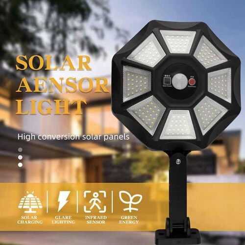 太阳能壁灯LED红外线感应路灯一体化庭院灯户外花园防水太阳能灯