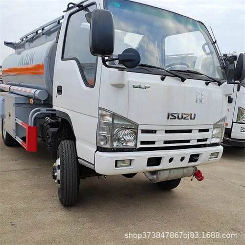 工业园环卫水车 5 方五十铃 100P 不锈钢体外贸厂家供货