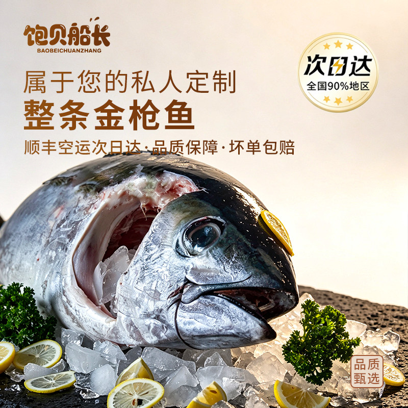 整条金枪鱼定制加工原切中段