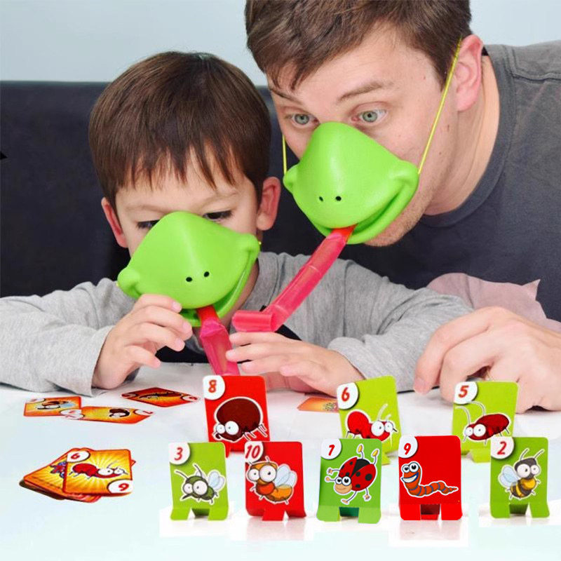年会互动游戏道具趣味青蛙吐舌头