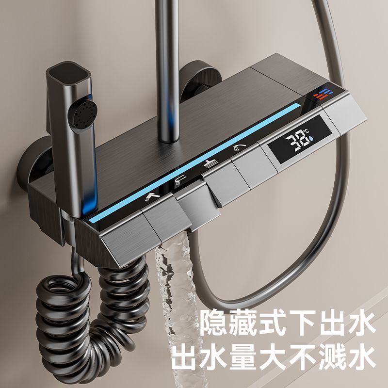 新疆包邮全铜淋浴花洒增压喷头卫生间一整套除胶剂超强去胶瓷砖清
