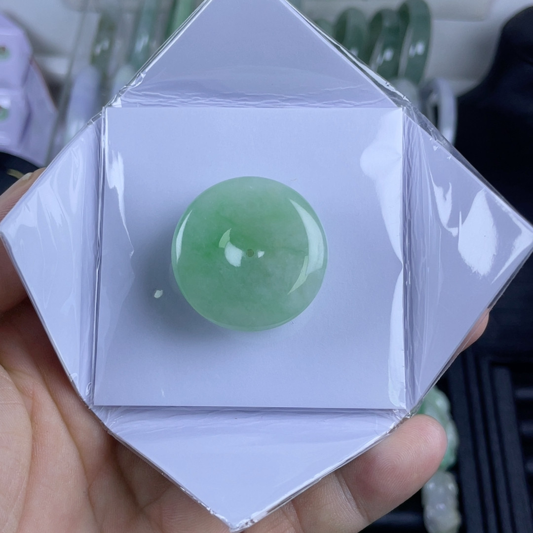 豆阳绿平安扣大