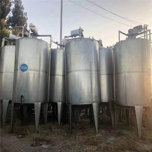 转让乳品不锈钢发酵 乳品调配 5立方蒸汽加热搅拌
