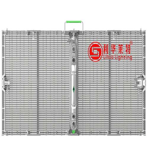 P3.9-7.81LED透明屏玻璃显示屏格栅全彩广告屏幕冰屏大屏幕亮
