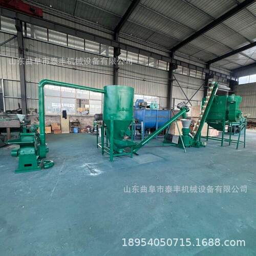 新式养殖饲料机 全自动挤压成型鸡鸭牛羊兔鱼虾专用制粒设备