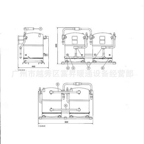 TANDEM Compressors并联/多联机组用制冷压缩机QR17M1-TFD-521