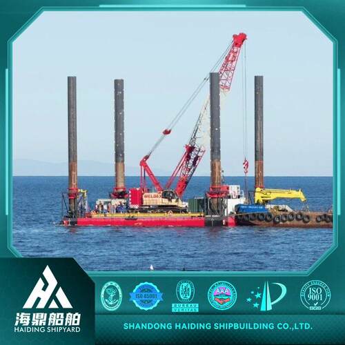 定制海上自升降平台水陆两栖平台船