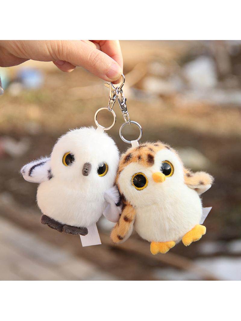 British Owl Plush Pendant 10cm Super Soft Doll Cute Gift