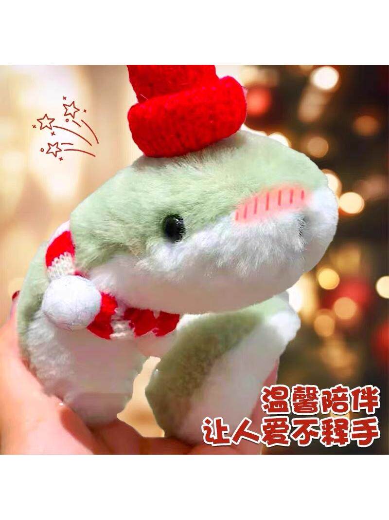 Year of the Snake mascot doll plush toy rag doll doll child girl green snake snake shape tiktok little red book