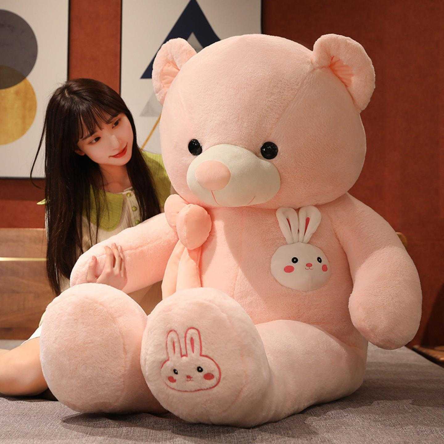 Plush toy bear teddy bear doll big bear plush toy panda doll pillow bunny bear wedding birthday gift