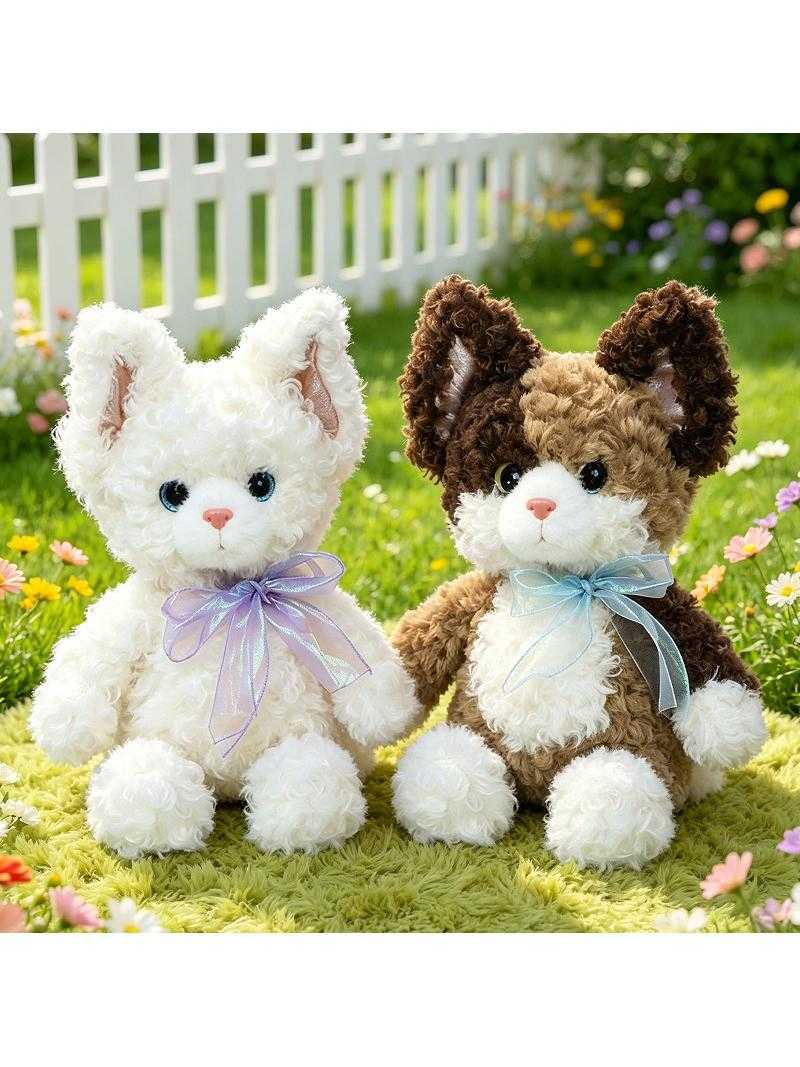 Maiyu Rabbit Doll German Rex Plush Toy Bag Pendant Gift Cute Cat Rag Doll