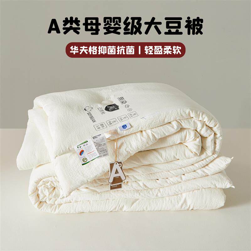 大豆纤维被子夏凉被空调被单人四季通用春秋被冬被加厚保暖棉被芯