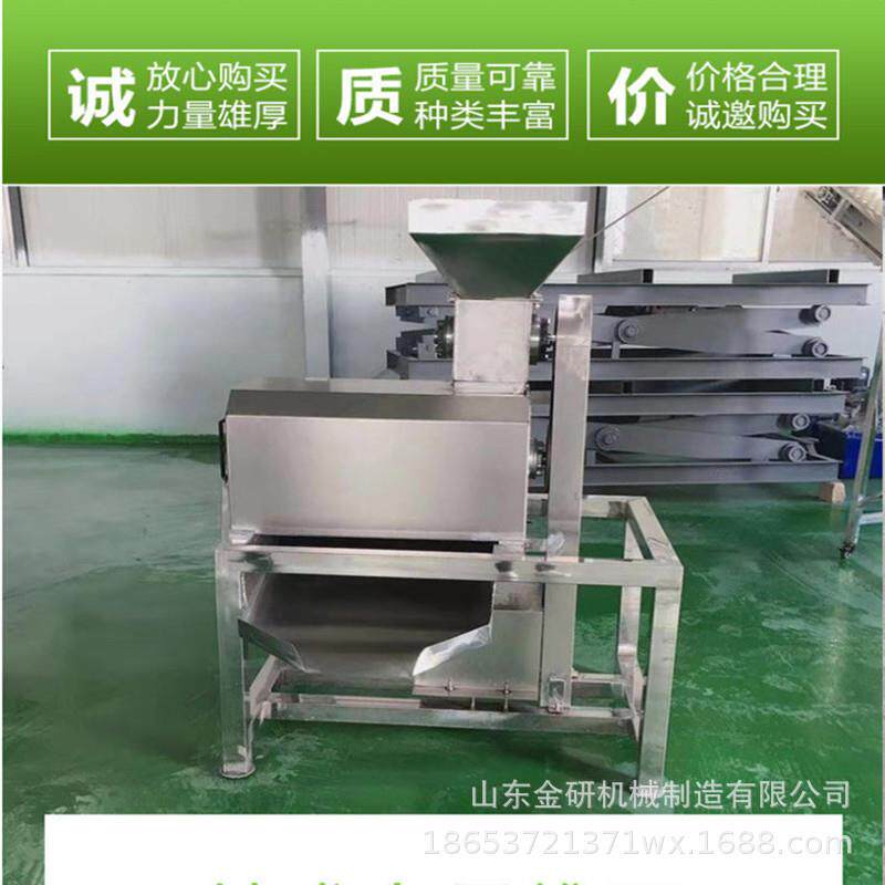 水果去皮去核果浆机枣泥豆沙泥加工设备芒果枇杷金桔去核打浆机