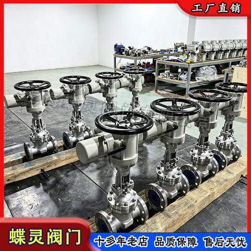 蝶灵Z941W-64RL DN50 316 不锈钢防爆电动闸阀 化工管道用