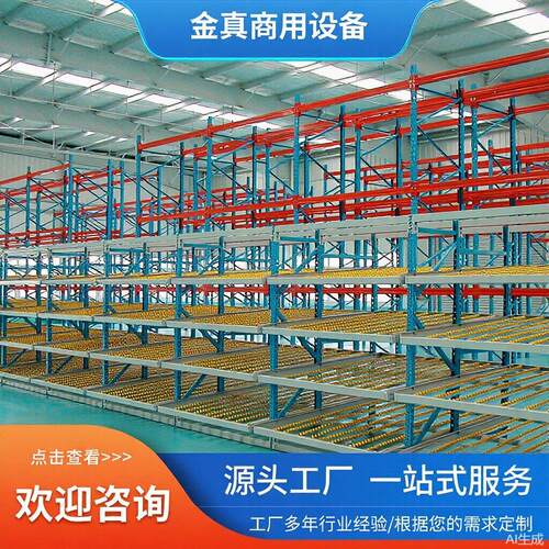 动力式货架流利式仓库展示架置物架重型重载重型货架