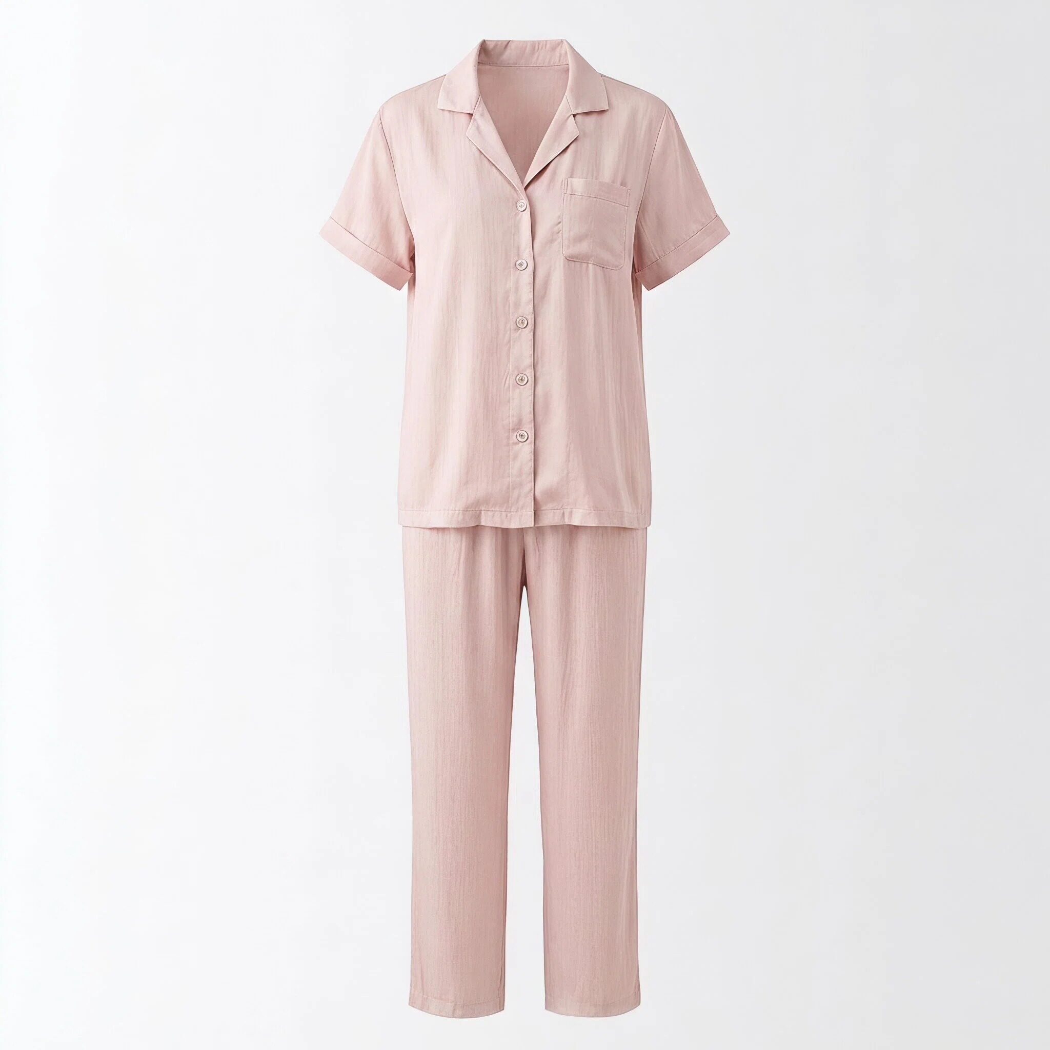 莱赛尔开衫睡衣情侣款家居服套装