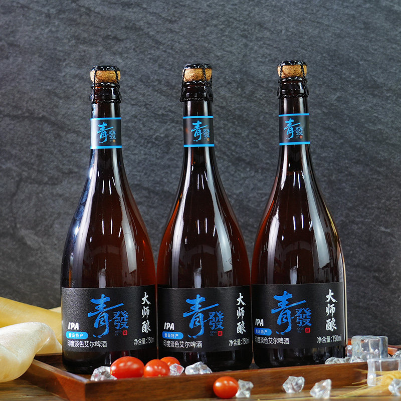 青朋大师酿IPA精酿750ml木塞瓶