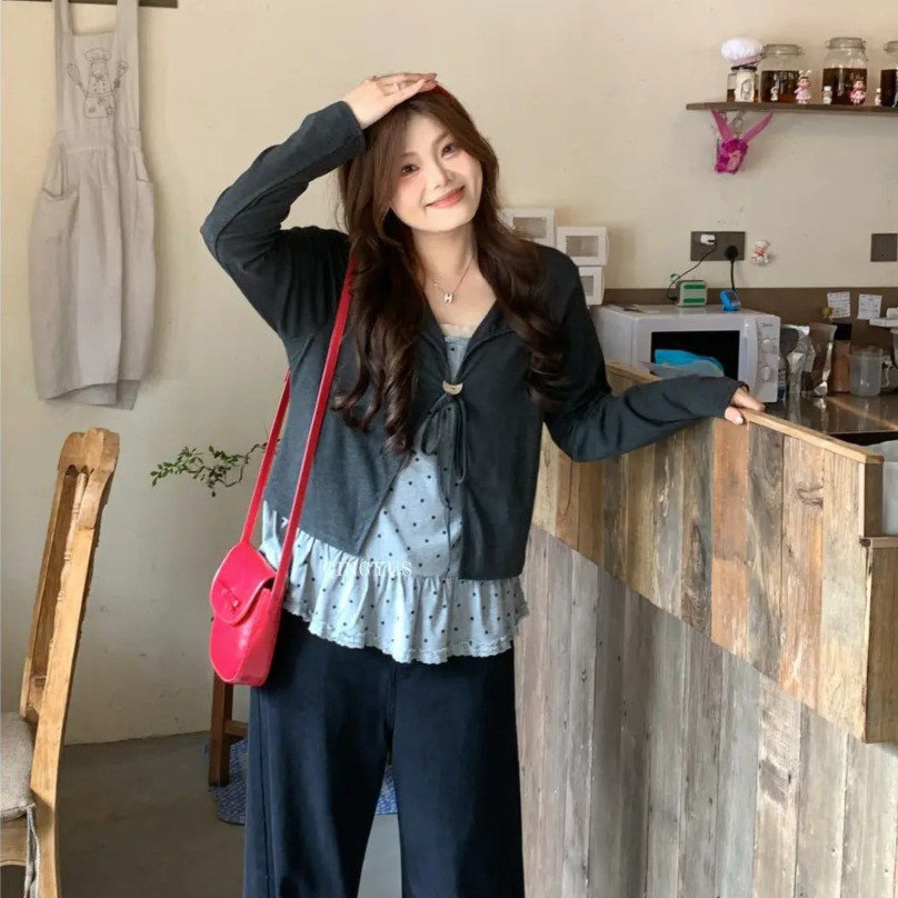 大码韩系甜美风蕾丝边假