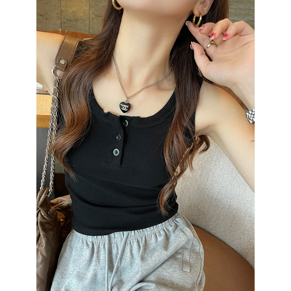 美式辣妹背心小吊带上衣女夏
