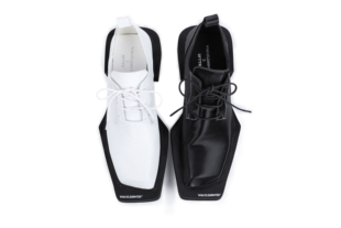 【潮WOO专属】SFTTR x WSTHT亮面增高厚底 德比方头男女休闲皮鞋