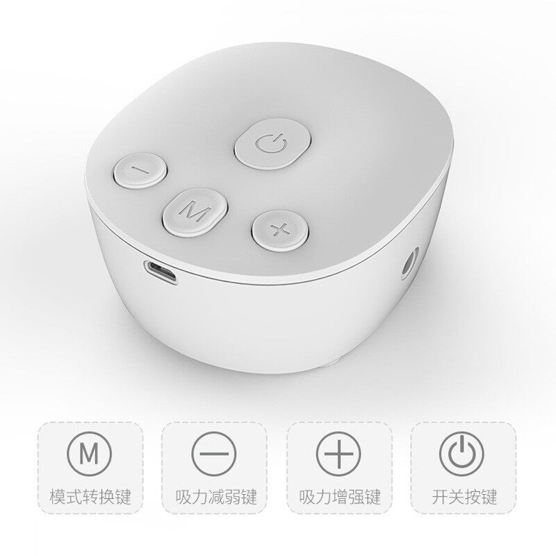 跨境充电款电动全自动吸奶器 家用硅胶母乳收集器用品breast pump
