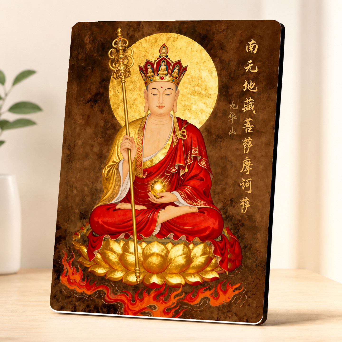 高档中式古典人物画像摆台画框客厅玄关居家室内装饰挂画