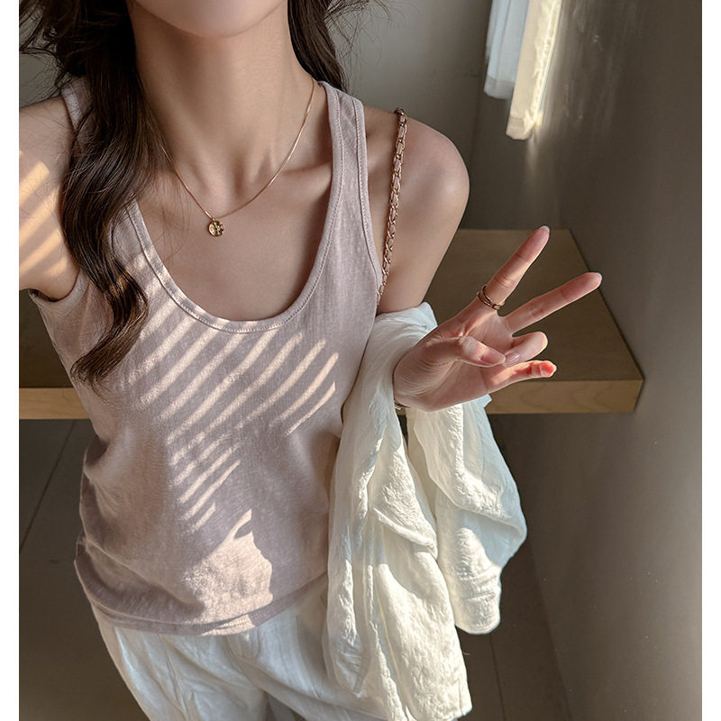 W韩版女士吊带背心春夏新款宽松