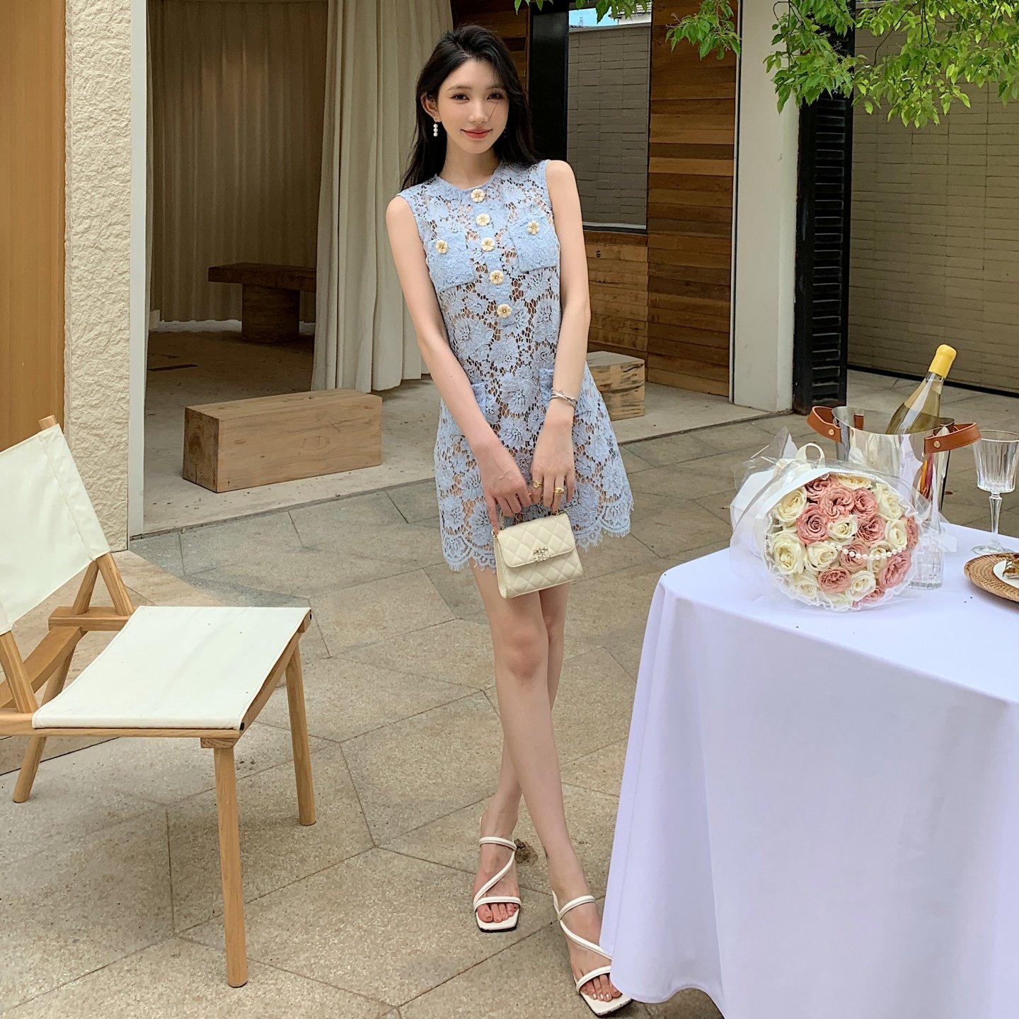 夏季新款女装法式小香风