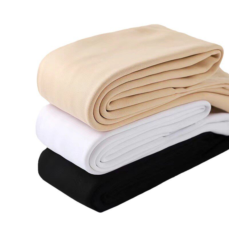 批发儿童秋冬季加绒加厚连裤袜代发女童跳舞龙爪毛白色芭蕾舞蹈袜
