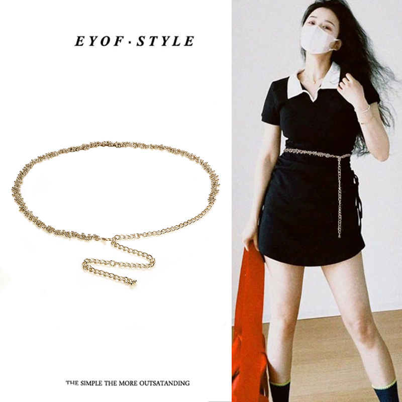 百搭腰链合金简约大气配小黑裙