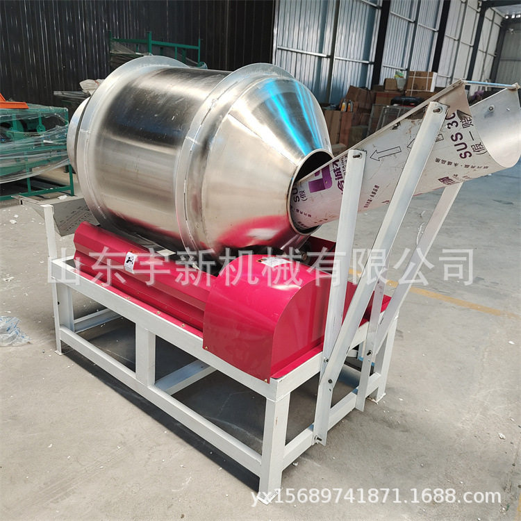 滚筒拌料机全自动不锈钢豆制品调味混合机膨化食品搅拌设备