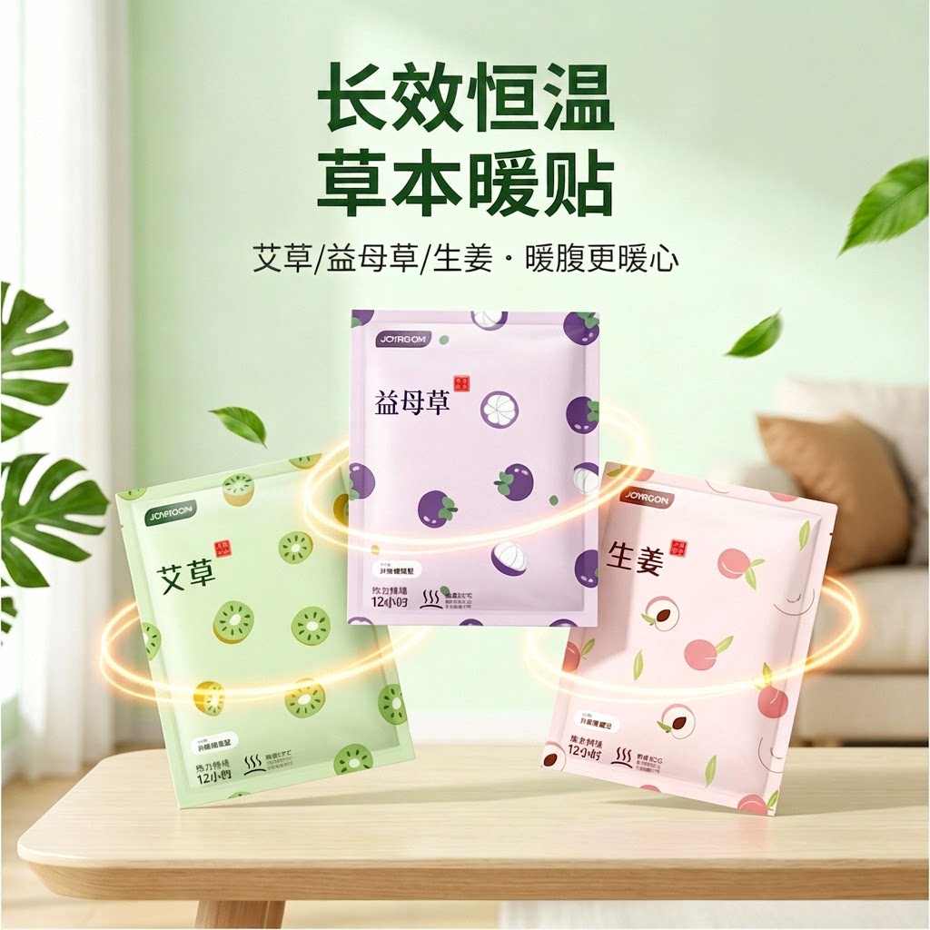 暖宝宝保暖宫暖贴艾草发热敷暖腹益母草生姜贴女生大姨妈痛经专用