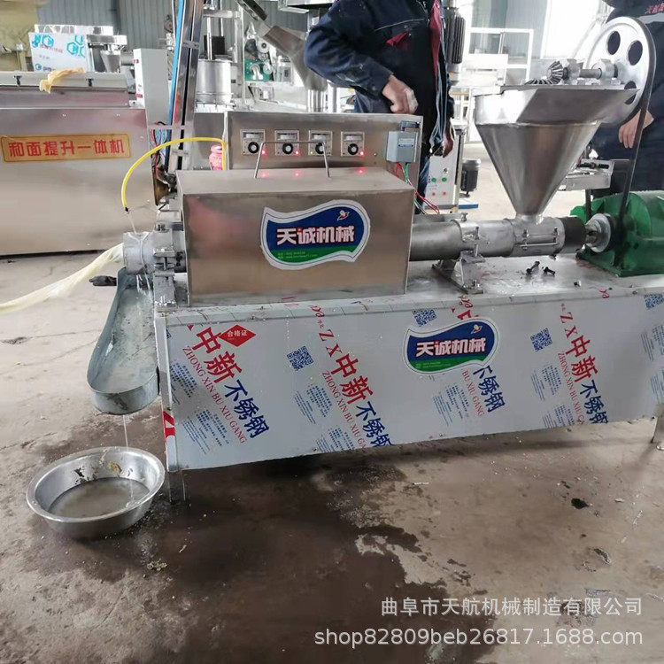 天航设备素牛排豆皮机小型干面皮机人造肉机送配方