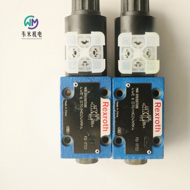 力士乐REXROTH电磁阀4WE6E6X/SG24N9K4电磁方向滑阀
