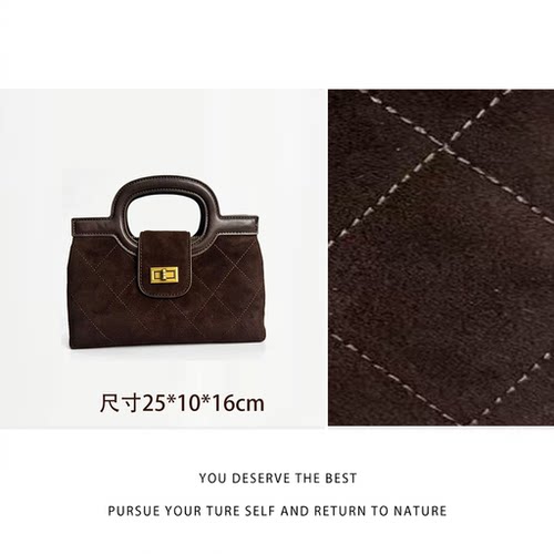 CC&Fashion-TF-587005-慵懒咖-原厂进口皮休闲百搭手提包