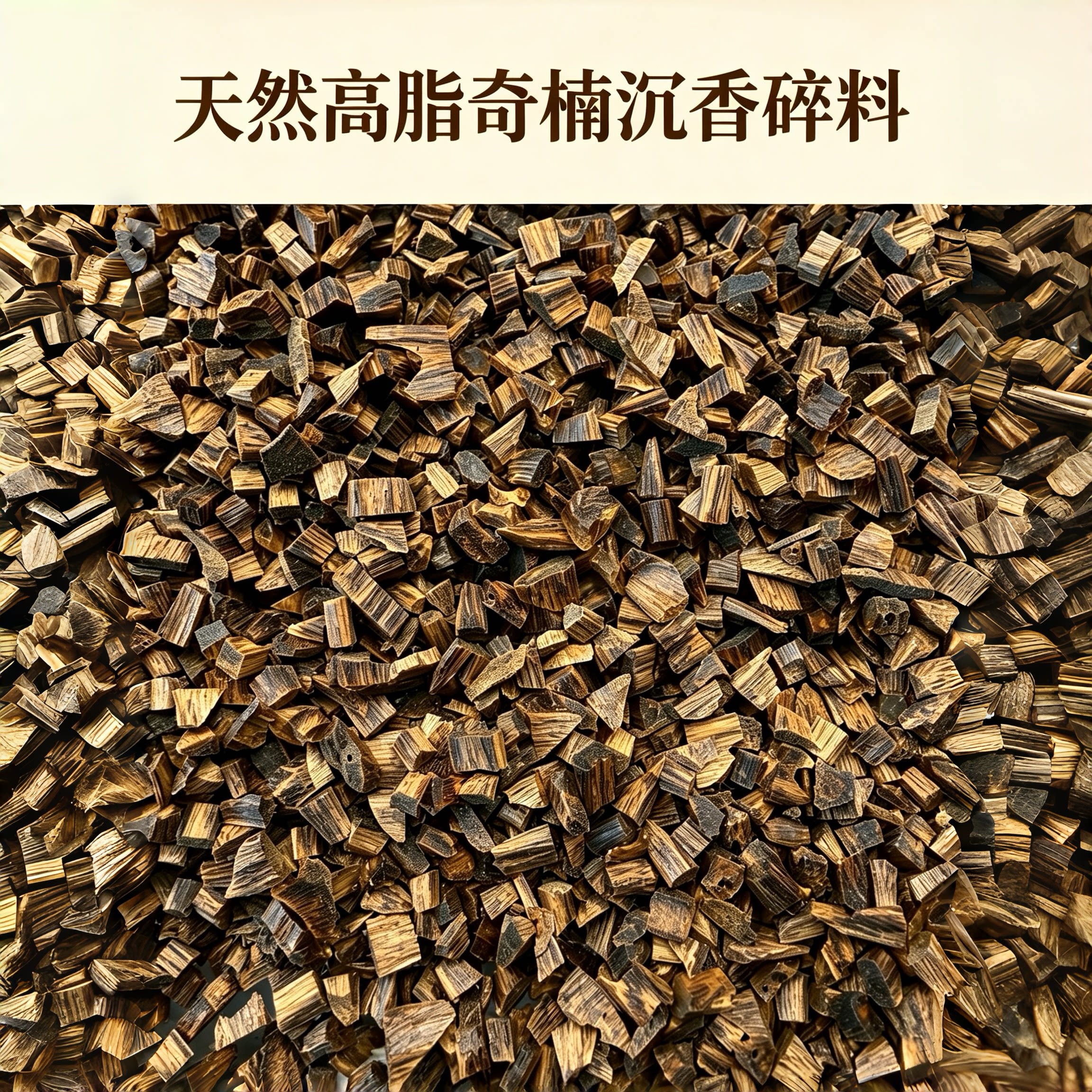 天然奇楠沉香碎料高油老料切片原木原料家用正品电熏隔火熏香碎料