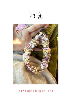 【手搓手机绳】自制手工100桑蚕丝琉璃珠手机绳包绳