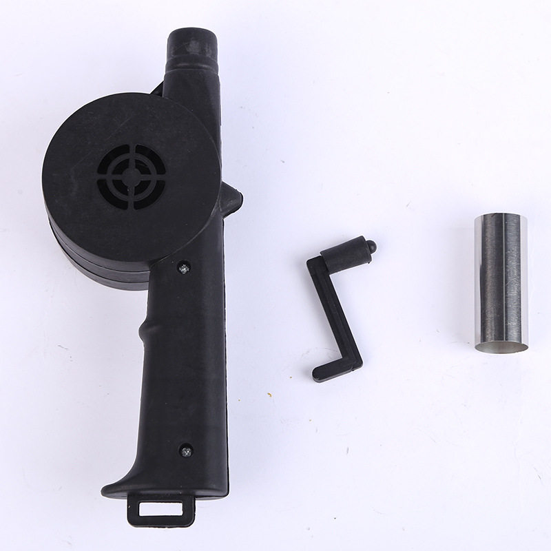厂家批发手动鼓风机烧烤用具户外烧烤吹风机小型吹风助燃工具