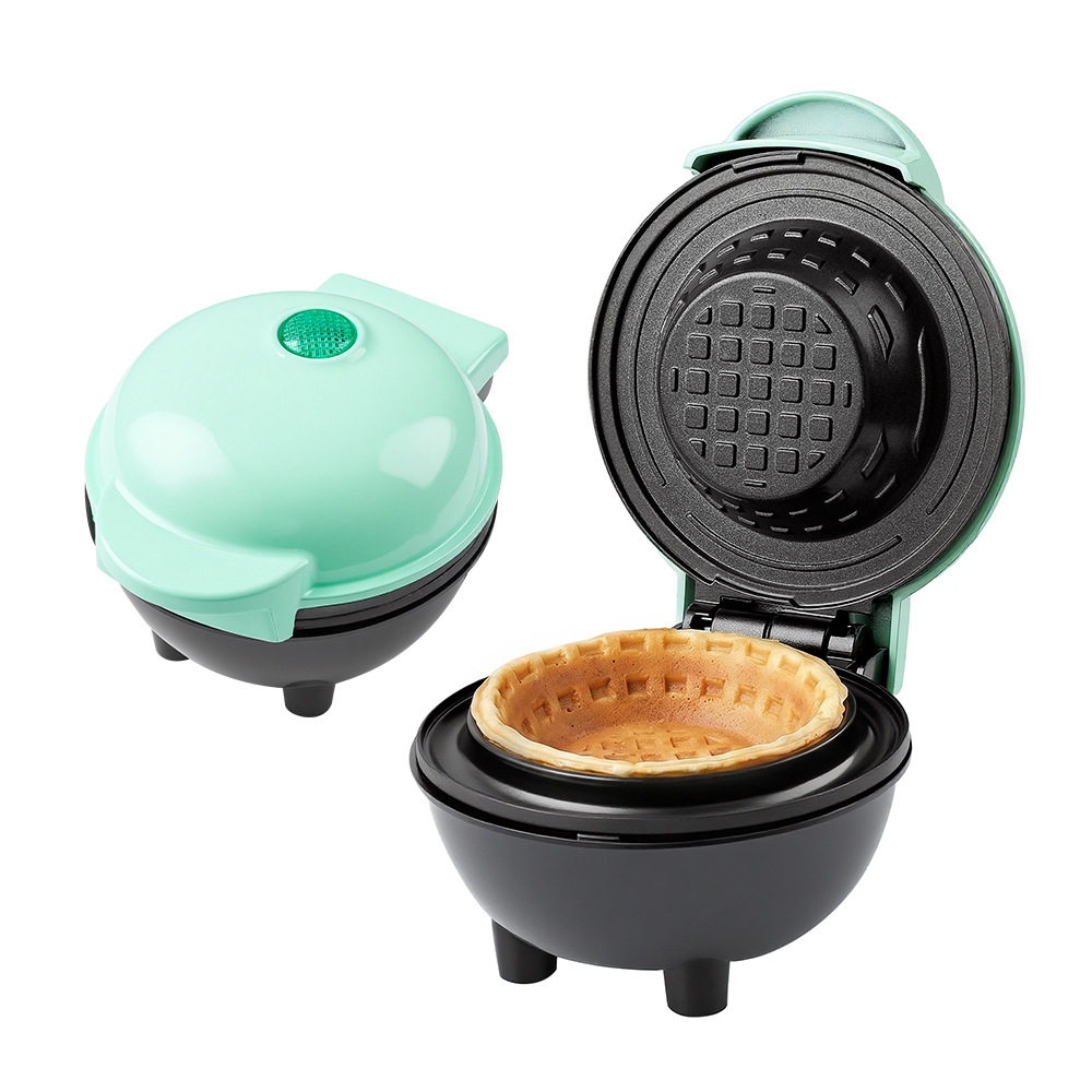 跨境华夫饼机烤面包机华夫碗机器冰激凌机蛋卷机家用华夫饼机欧规
