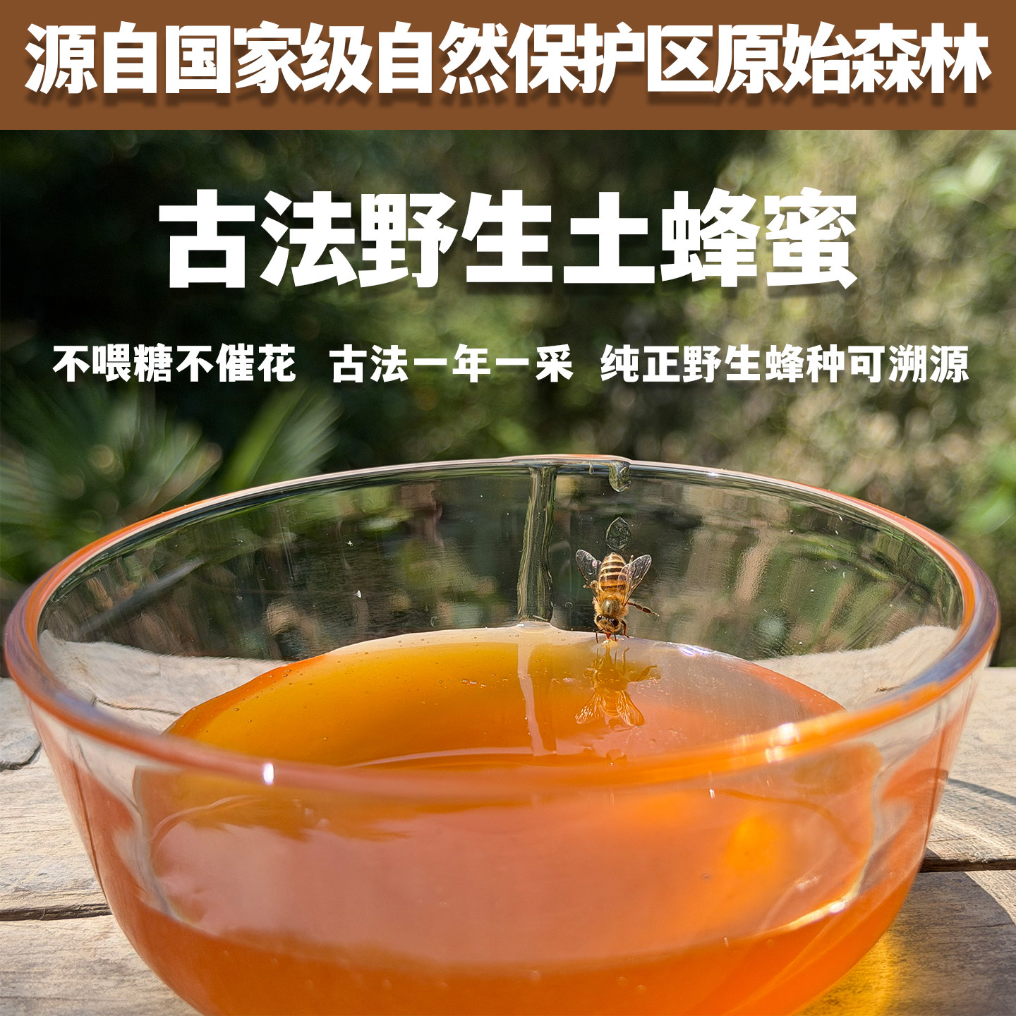 纯正天然土蜂蜜孕妇宝宝放心吃