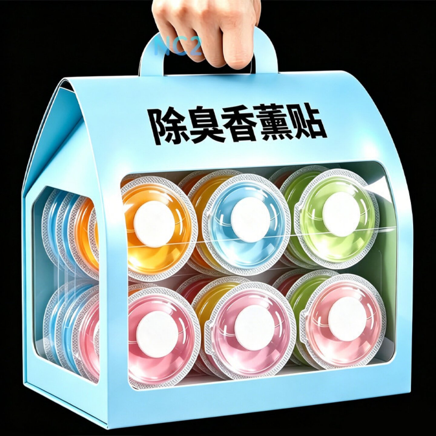 垃圾桶除臭贴厕所防臭贴除味剂卫生间猫砂盆除臭去除异味香薰神器