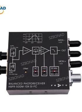 HBPR-500M-10K-SI-FC平衡式光电探测器FEMTO光接收器/光电探测器