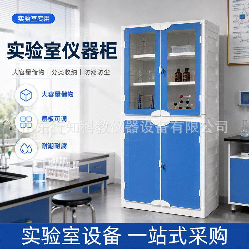 实验室PP仪器柜全塑理化生实验室设备厂家通风试剂柜实验室品柜